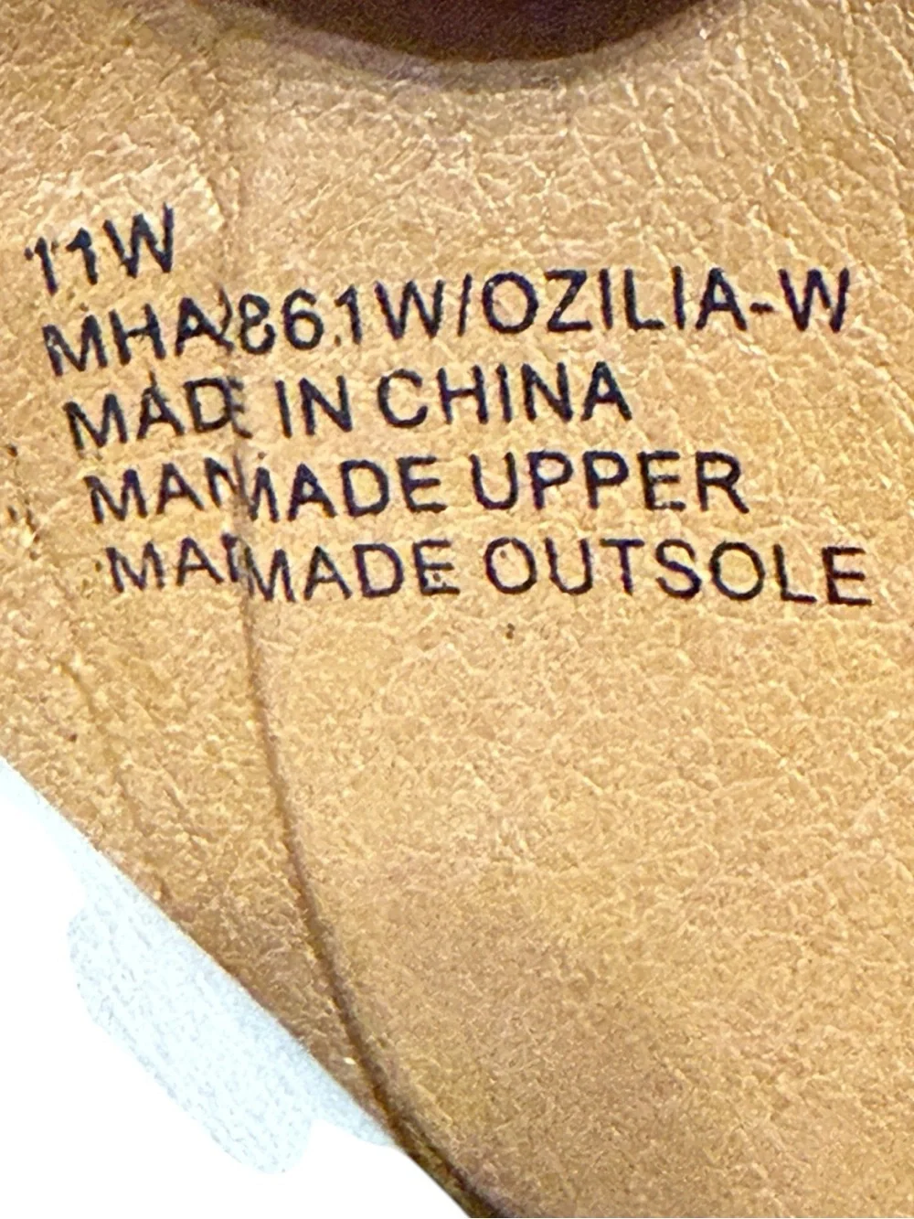 Amore Women’s Size 11W Tan Buckle Espadrille Slide Sandals NWOB